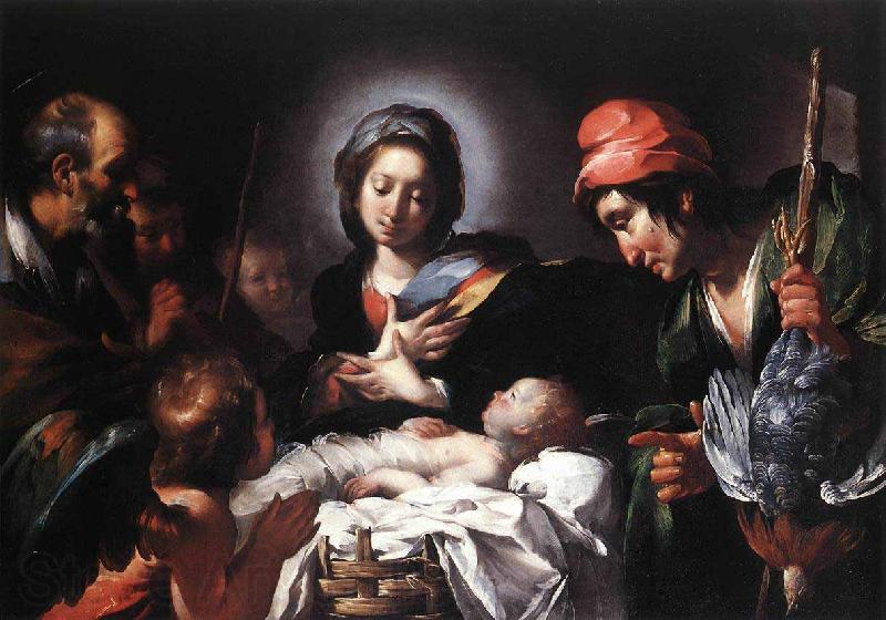 Bernardo Strozzi The Adoration of the Shepherds Spain oil painting art